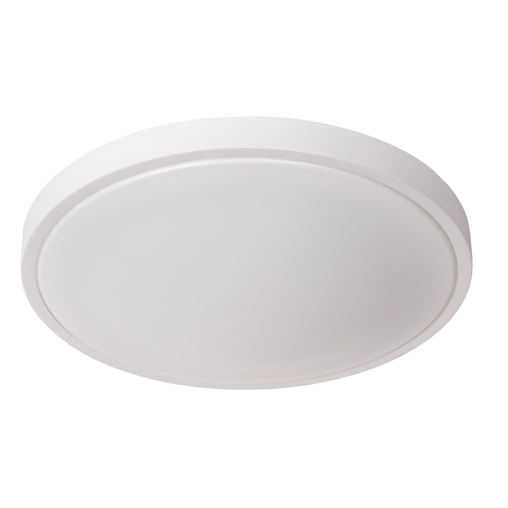 Lucide Witte plafonniereDasher Ø 41cm IP44 voor badkamer - 79110/40/31
